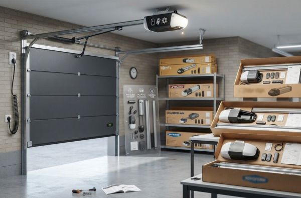 Kits de motorisation pour porte garage basculante disponibles
