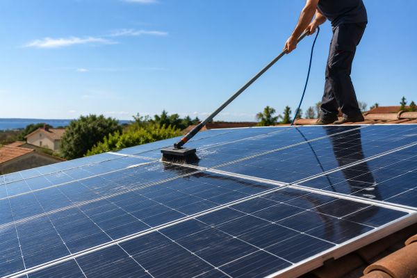 Nettoyage de panneaux solaires : un investissement rentable