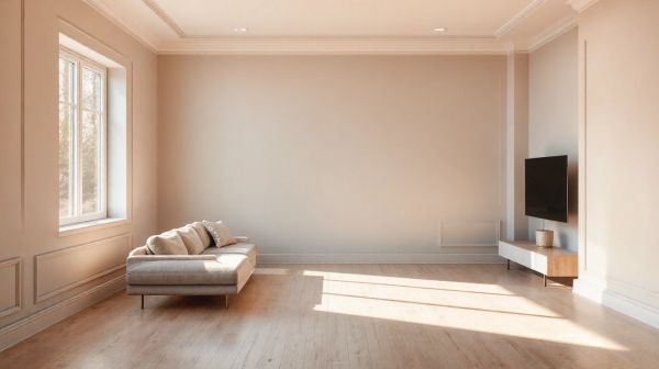 Transformez votre intérieur : L'attrait des murs épurés sans plinthe